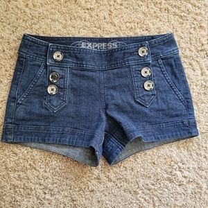 Express denim sailor shorts 00